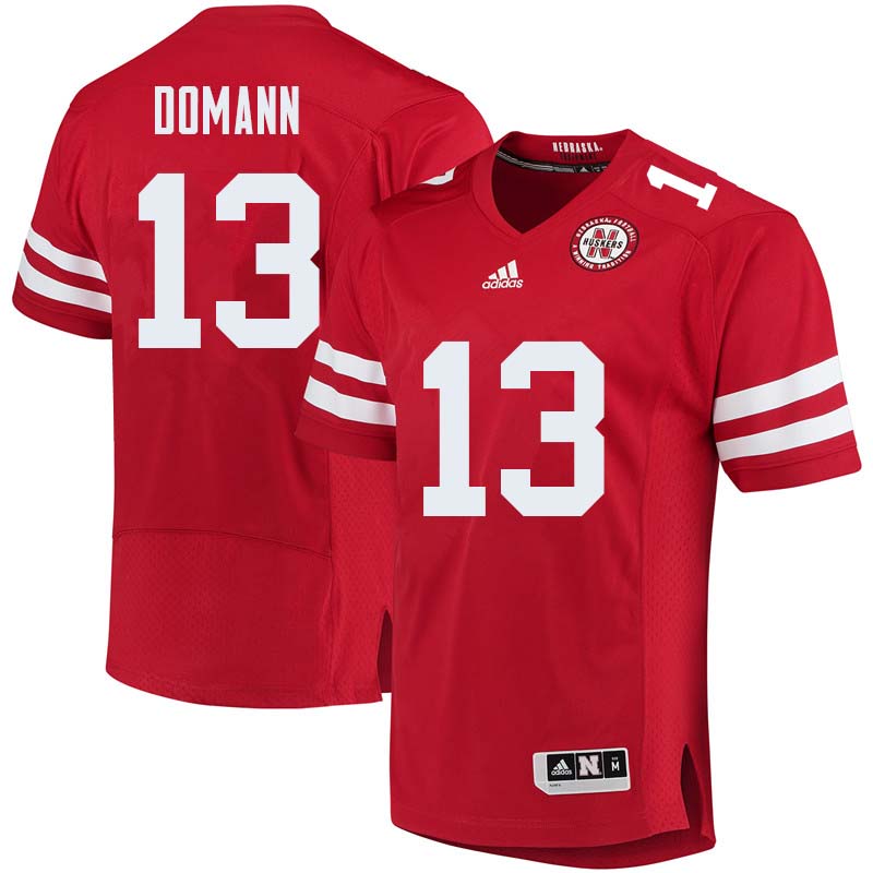 Men #13 JoJo Domann Nebraska Cornhuskers College Football Jerseys Sale-Red